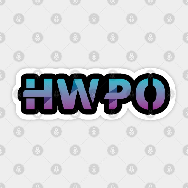 HWPO Glow Up Sticker by Live Together